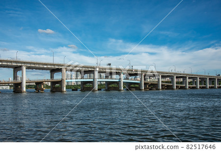 Bridge over the river 82517646