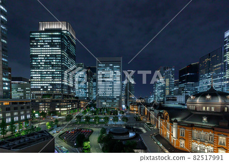 Tokyo Station Night view Tokyo Station Night view 82517991
