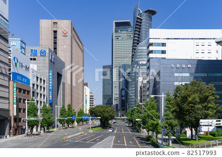 名古屋市中村區名站城市風景名站Yotsushima-cho Hiroi-cho交叉口 82517993