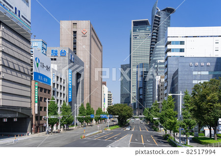 名古屋市中村區名站城市風景名站Yotsushima-cho Hiroi-cho交叉口 82517994