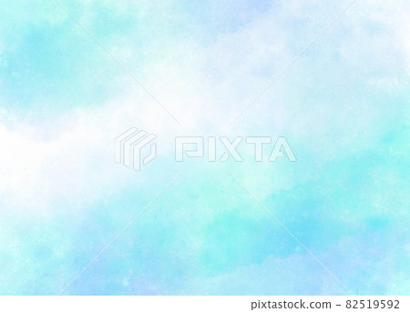 Beautiful watercolor background with cool light blue and blue Beautiful watercolor background with cool light blue and blue 82519592