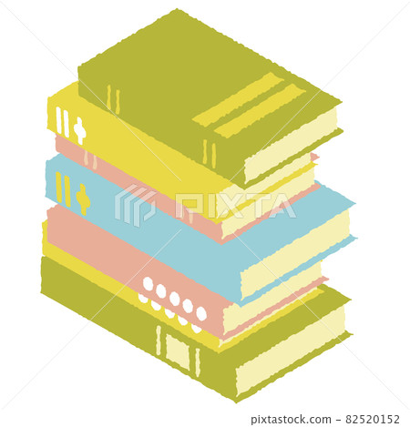 Stacked books | Cute color scheme | Isometric Stacked books | Cute color scheme | Isometric 82520152