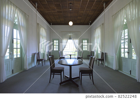 A small room leading to the terrace on the 2nd floor of Kounkaku (Tonomachi, Matsue City, Shimane Prefecture) 82522248