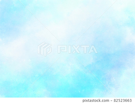 Fantastic watercolor background with beautiful blue and light blue 1 82523663