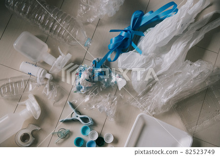 Image of plastic waste, SDGs, and disposable containers Image of plastic waste, SDGs, and disposable containers 82523749