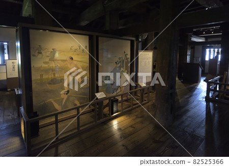 Inside the castle tower of Matsue Castle (Tonomachi, Matsue City, Shimane Prefecture) 82525366