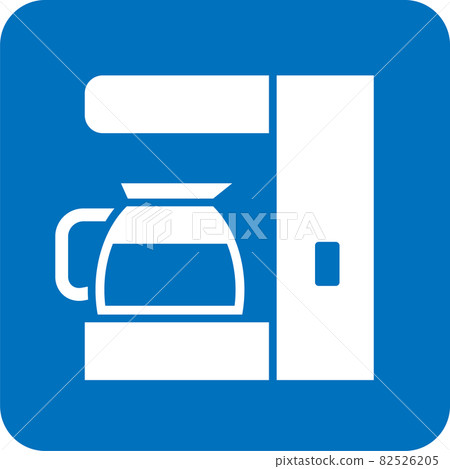 Coffee maker pictogram Coffee maker pictogram 82526205