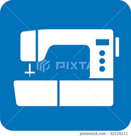 Sewing machine pictogram - Stock Illustration [82526211] - PIXTA
