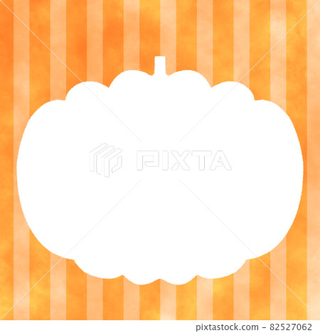 Halloween pumpkin frame illustration - Stock Illustration [82527062 ...