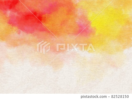 Red watercolor frame background illustration material 82528150