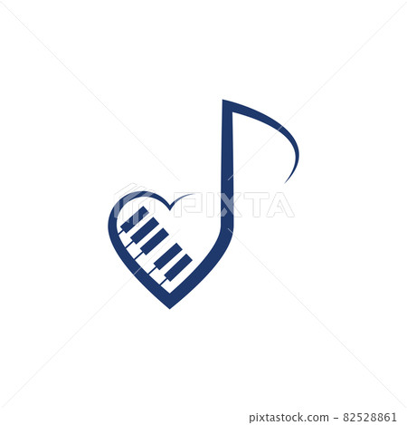 Piano Music Icon Vector illustration design 82528861