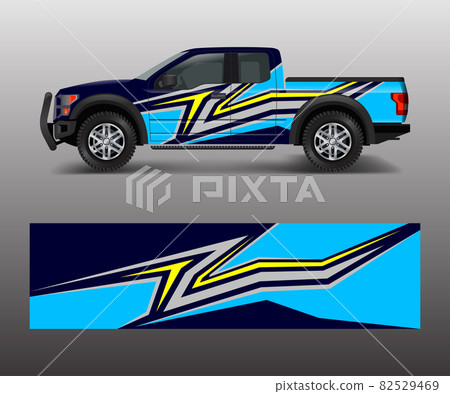 Graphic abstract stripe racing modern designs for wrap vehicle, race car, speed offroad, rally, adventure. Graphic abstract stripe racing modern designs for wrap vehicle, race car, speed offroad, rally, adventure. 82529469