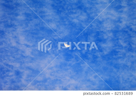 Image of the moon at dawn 82531689