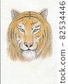 The front of the tiger 82534446