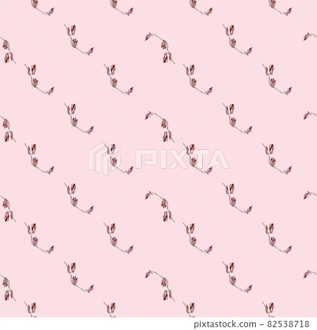 Seamless pattern Magnolias on light pink background. Beautiful texture with flowers. 82538718