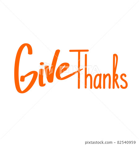 Hand drawn Happy Thanksgiving typography. Calligraphy lettering Hand drawn Happy Thanksgiving typography. Calligraphy lettering 82540959