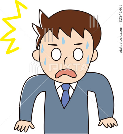 Garoon! !! Office worker who is surprised and shocked Garoon! !! Office worker who is surprised and shocked 82541465