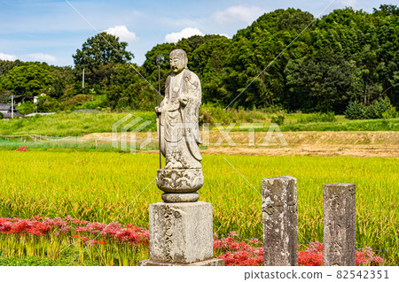 Jizo in front of the 67th Fudasho Daikoji Temple [88 places in Shikoku] 82542351
