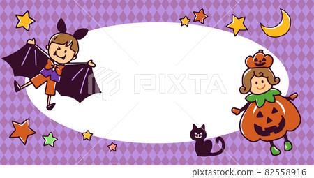 Cute background design illustration for Halloween image Cute background design illustration for Halloween image 82558916