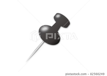 Illustration of thumbtack 82560249