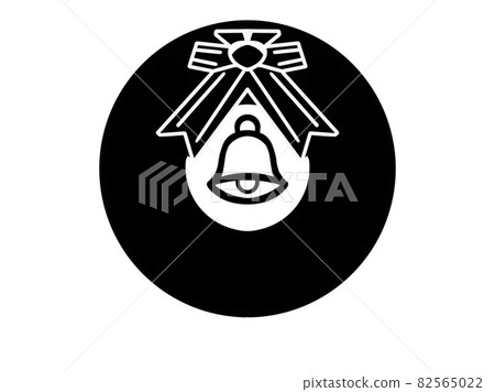 Wreath silhouette icon Wreath silhouette icon 82565022