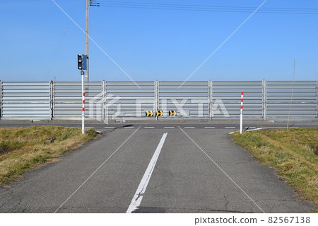 Snow protection fence Measures against snowstorms in snowy country 82567138