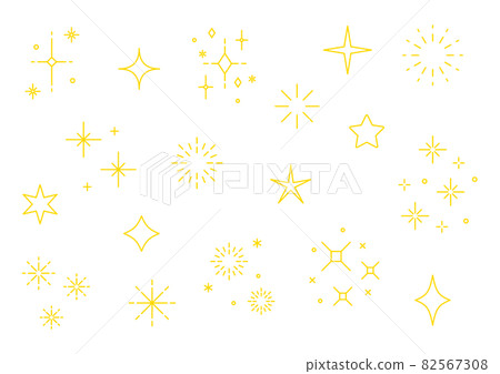 Glitter set yellow 82567308