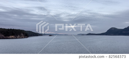 Gulf Islands on the West Coast of Pacific Ocean. Gulf Islands on the West Coast of Pacific Ocean. 82568373