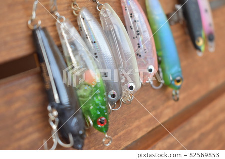 針對石斑魚的插頭以透明型為中心通過顏色旋轉捕獲 針對石斑魚的插頭以透明型為中心通過顏色旋轉捕獲 82569853