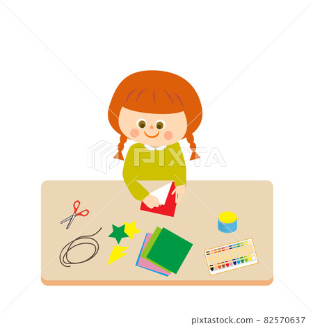 A girl who works A girl who works 82570637