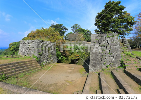 【大分縣】晴天時的岡城遺址 82572172