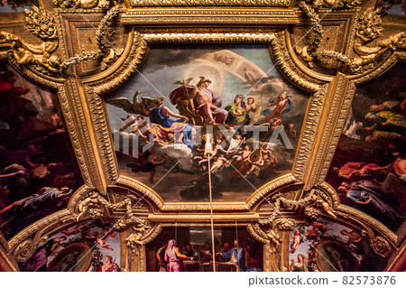Interiors and details of Chateau de Versailles, France 82573876