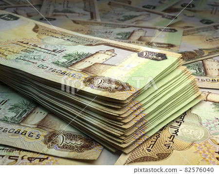 United Arab Emirates money. United Arab Emirates dirham banknotes. 1000 AED dirhams bills. United Arab Emirates money. United Arab Emirates dirham banknotes. 1000 AED dirhams bills. 82576040