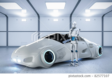 driverless car with cyborg control driverless car with cyborg control 82577107