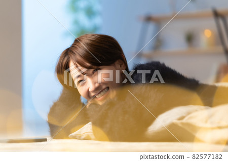 中年女人美圖冬天 82577182