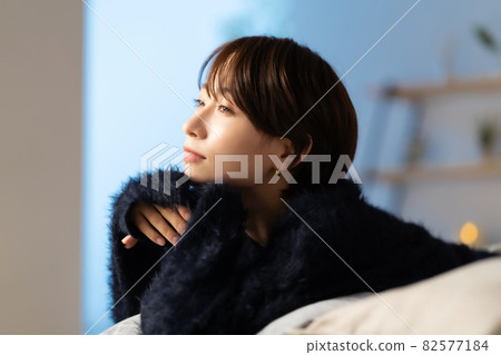 中年女人美圖冬天 82577184
