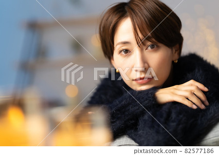 中年女人美圖冬天 82577186