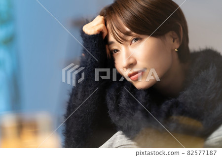 中年女人美圖冬天 82577187