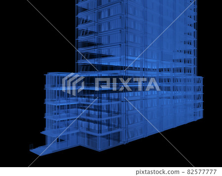 x-ray high rise building exterior 82577777