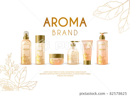 Cosmetics Products Realistic Advertisement Cosmetics Products Realistic Advertisement 82578625