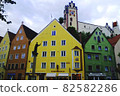 德國富森多彩可愛的城市景觀 82582286