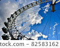 Blue sky and london eye 82583162