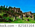 Roman Forum with green and blue 82583164