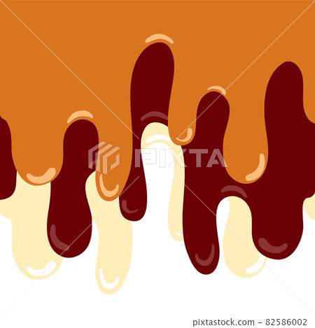 .ice cream melted background with caramel, chocolate, milk .ice cream melted background with caramel, chocolate, milk 82586002