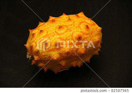 Kiwano with a thorny surface that is a noble fruit Kiwano with a thorny surface that is a noble fruit 82587565