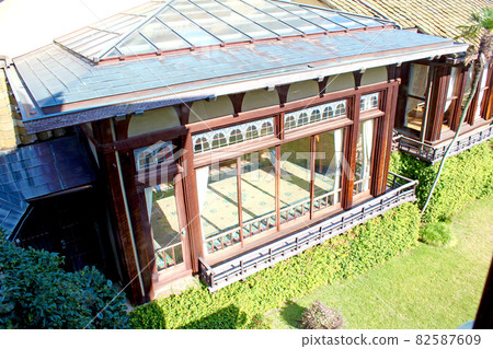 [靜岡] 秋日熱海 / Kiunkaku 西式日光浴室俯瞰日式建築 82587609