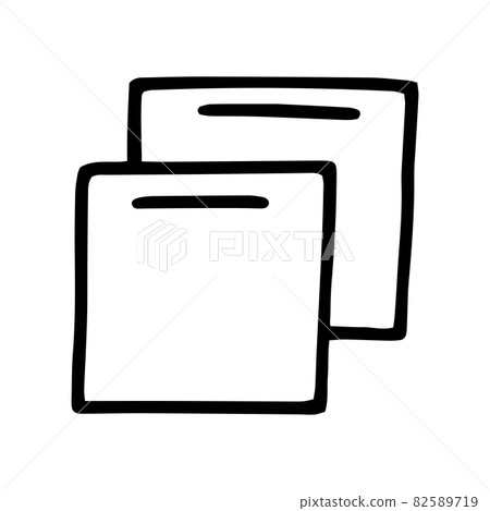 stickers line vector doodle simple icon design - Stock Illustration ...