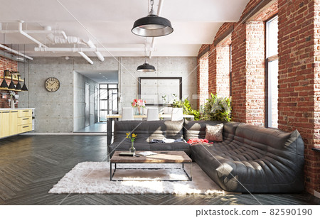 modern kitchen interior modern kitchen interior 82590190