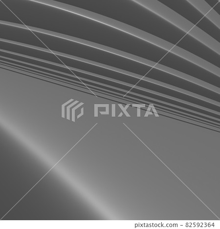 Luxury rich business background with black and white,  silver, metal color, 3D rendering, 3D illustration 82592364