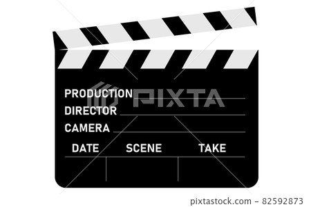 Movie shooting goods, clapperboard 82592873